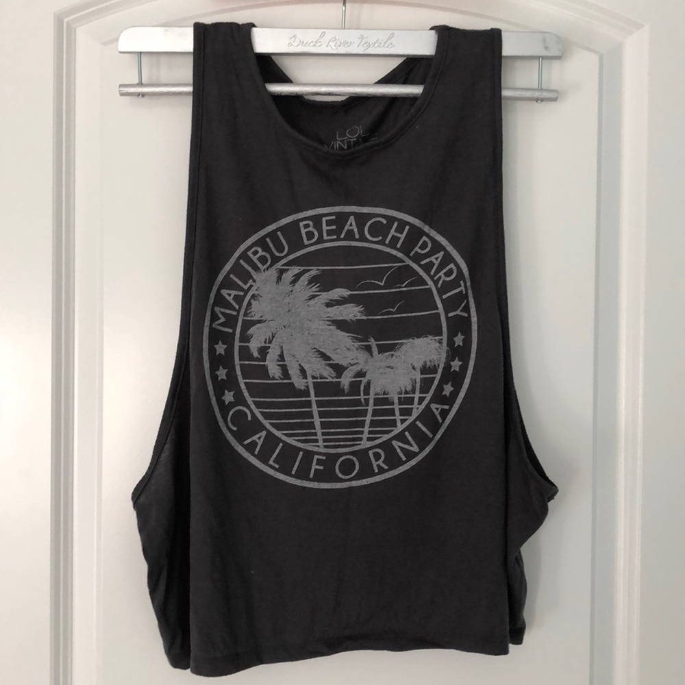 Malibu beach tank top